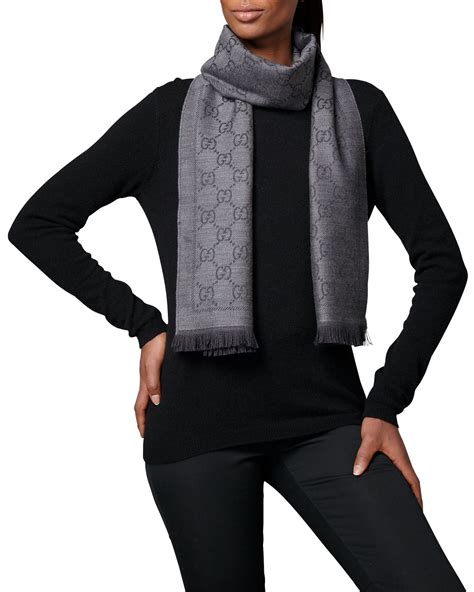 all black gucci scarf|conscious Gucci scarf.